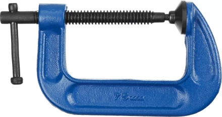 Струбцина  ЗУБР &quot;ПРОФЕССИОНАЛ&quot; тип &quot;G&quot;, корпус - ковкий чугун, 75мм 32245-075_z01 купить в Нягани