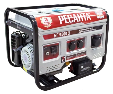 Бензогенератор  Ресанта БГ 9500 Э купить в Нягани