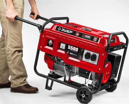 ЗУБР № 2 для генераторов мощностью свыше 4000 Вт, набор колес + рукоятка (НКР-2) купить в Нягани