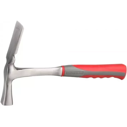 Молоток каменщика ЗУБР широкий, цельнокованый, с двухкомпонентной рукояткой, 600г 20145-600 купить в Нягани