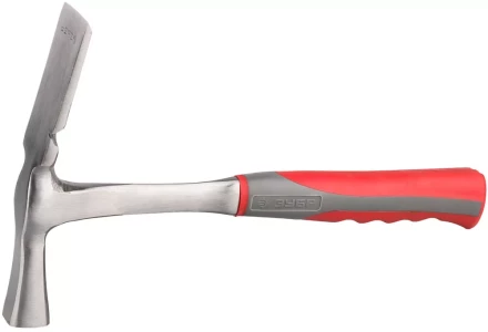 Молоток каменщика ЗУБР широкий, цельнокованый, с двухкомпонентной рукояткой, 600г 20145-600 купить в Нягани