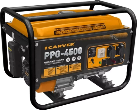 Генератор бензиновый CARVER PPG- 4500 LT-177F купить в Нягани
