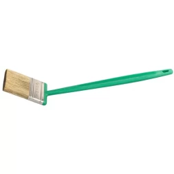 Кисть плоская ЗУБР ЭКСПЕРТ удлиненн 2в1 БСГ-62 быстросъем голова с перем углом, тип АКВА искусств щет, пласт ручка, 50мм 4-01062-050