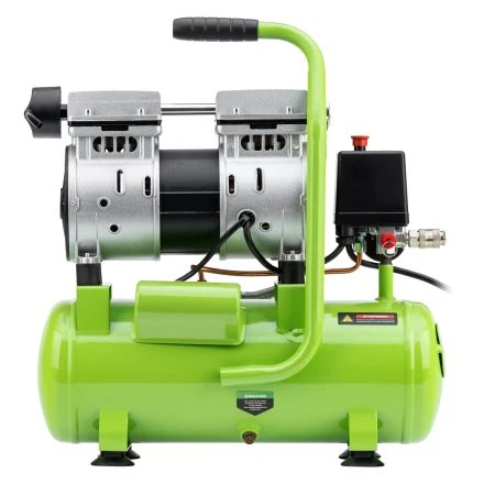 Компрессор безмаслянный малошумный Сибртех МБ 750/10,750 Вт, 10 л, 150 л/мин 58001 купить в Нягани