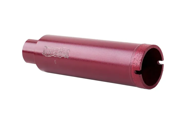 Сегментная алмазная коронка MESSER REDLINE по граниту диаметр 25 мм длина 100 мм купить в Нягани