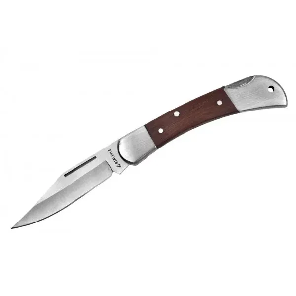 Нож STAYER складной с деревянными вставками, средний 47620-1_z01 купить в Нягани