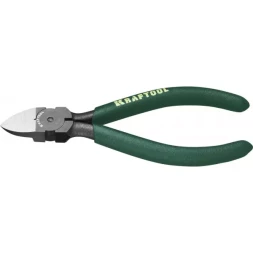 Бокорезы KRAFTOOL "KRAFT-MINI", для пластика и меди, обливные рукоятки, особочистый рез заподлицо, 125мм 220017-8-12