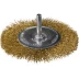 DEXX. Щетка дисковая для дрели, витая стальная латунированная проволока 0,3мм, 100мм 35110-100 купить в Нягани