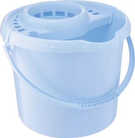 Ведро пластмассовое круглое с отжимом 12л, сиреневое ТМ Elfe 92963 купить в Нягани