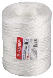 Шпагат ЗУБР d 2,0 мм 100 м 1600 текс 35 кгс белый полипропиленовый 50100-100