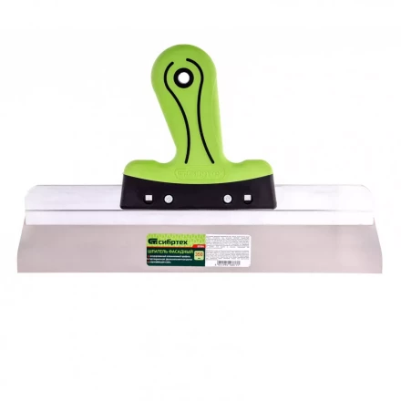 Шпатель фасадный нержавеющая сталь 350 мм двухкомпонентная ручка  Сибртех 85584 купить в Нягани