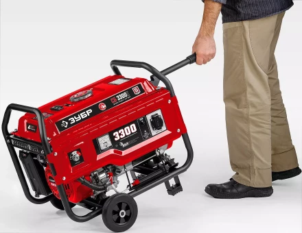 ЗУБР № 1 для генераторов мощностью до 3500 Вт, набор колес + рукоятка (НКР-1) купить в Нягани