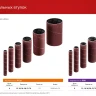 ЗУБР набор 6 шт: 13, 19, 26, 38, 51, 76 мм, высота 115 мм, Р80, втулки шлифовальные для станка СШО-500 МАСТЕР (35649-H6-80) купить в Нягани