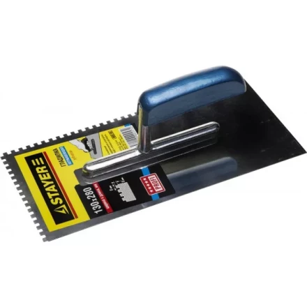 Гладилка STAYER &quot;PROFI&quot; нержавеющая с деревянной ручкой, зубчатая, 8х8мм 0802-08 купить в Нягани