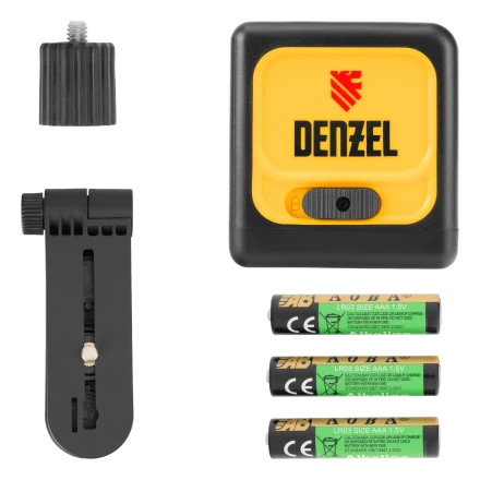 Лазерный уровень DQB, 30 м, зеленый луч, батарейки, сумка// Denzel 35016 купить в Нягани