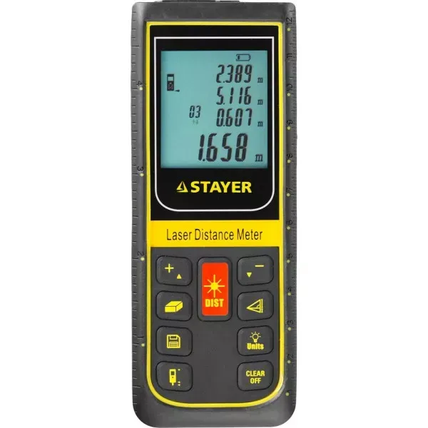 Дальномер PRO-Control лазерный, дальность 100м, точность 2мм, STAYER Professional 34959 34959 купить в Нягани
