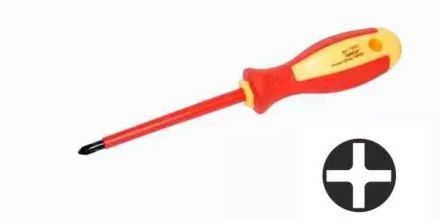 Отвертка диэл.крестовая PH№0х 100мм,1000В,1/10/120 19695 купить в Нягани