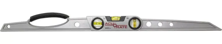Уровень ЗУБР "ACURATE 2" литой алюминиевый, фрезерованный, эргономичная рукоятка, 3 ампулы, 80 см 34592-080 купить в Нягани