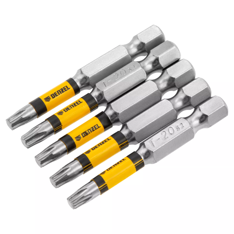 Бита T20x50, 5 шт. Denzel 7711320 купить в Нягани