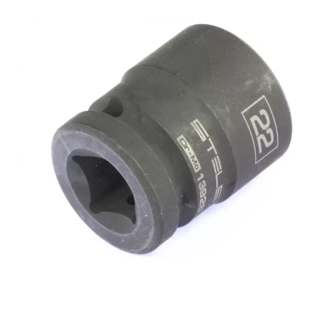 Головка ударная шестигранная 22 мм 1/2&quot; CrMo  Stels 13926 купить в Нягани
