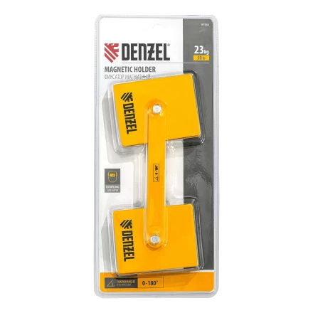 Фиксатор магнитный регулируемый Denzel для сварочных работ усилие 50 LB 97565 купить в Нягани