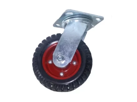 Колесо большегрузное поворотное PS 160 мм резина с протектором (N) 1045652 купить в Нягани