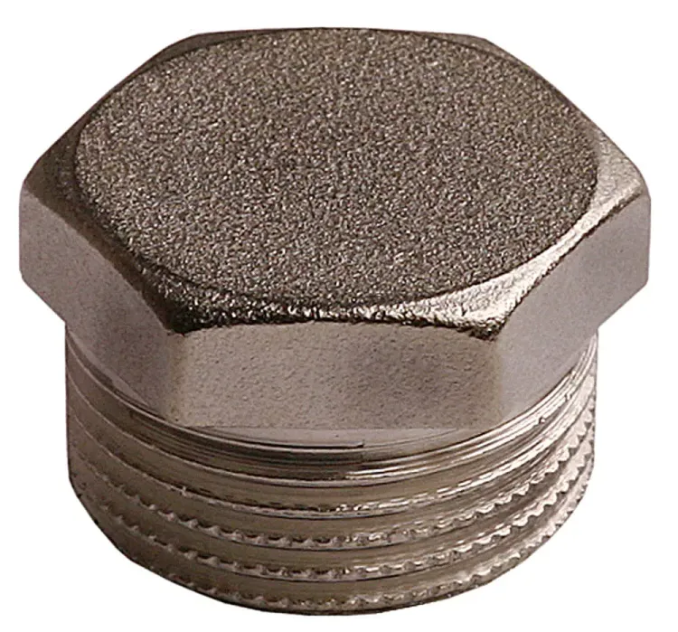 Заглушка GENERAL FITTINGS никелированная латунь, 6-ти гранная головка, наружная резьба, 1" 51097-S-1 купить в Нягани