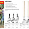 Вилы GRINDA кованые, садовые, без черенка, 180х220мм 39710-4_z01 купить в Нягани