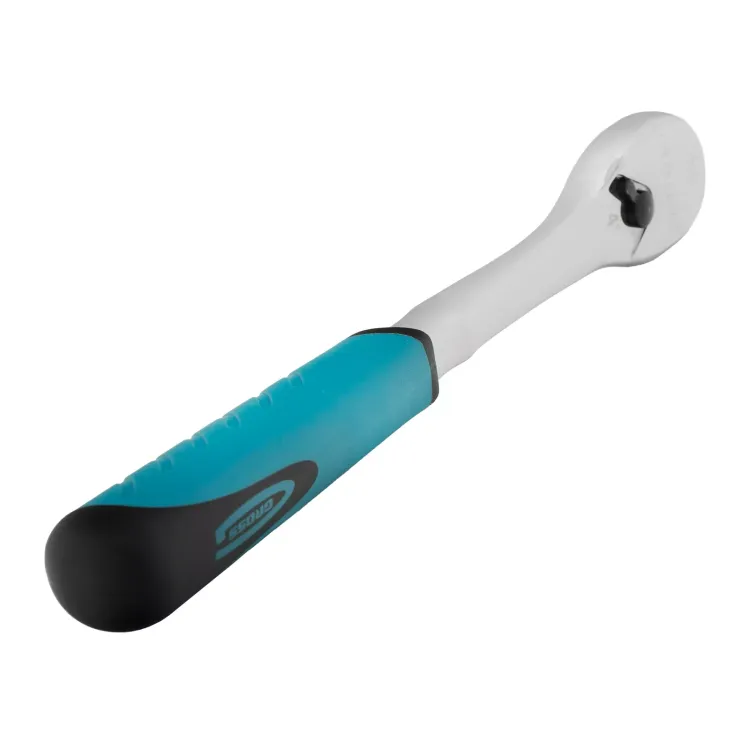 Ключ-трещотка 1/4" Gross 14053, CrV, 90 зубьев, усиленный, хром купить в Нягани