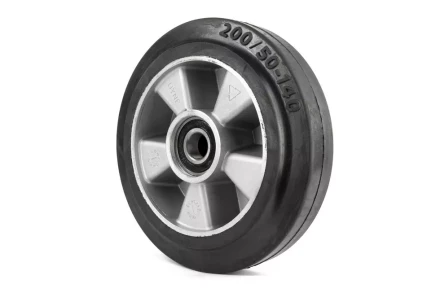 Колесо резиновое 200х50 мм с подшипником для тележек гидравлических BF/WB/RHP/BFS 1000916 купить в Нягани