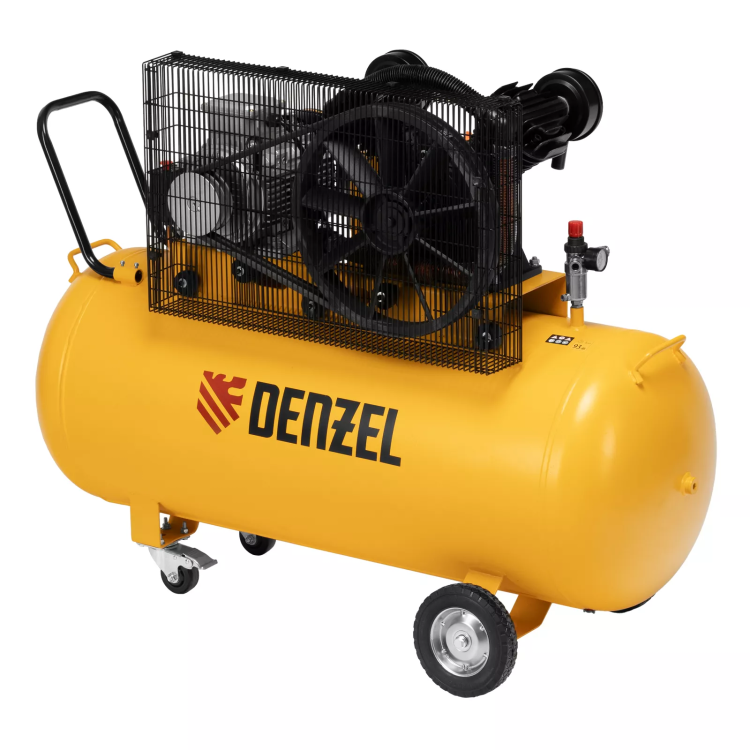 Компрессор воздушный рем. привод Denzel BCV 5500-T/270, 5,5 кВт, 270 литров, 850 л/мин купить в Нягани
