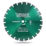 Алмазный сегментный диск MESSER-DIY диаметр 400мм для резки асфальта, свежего бетона и кирпича купить в Нягани