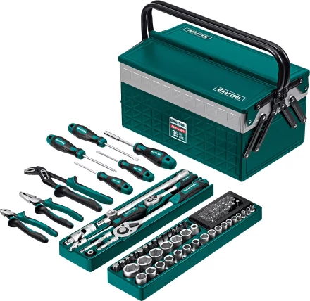 Универсальный набор инструмента в металлическом боксе, 99 предм. 27978-H99 купить в Нягани