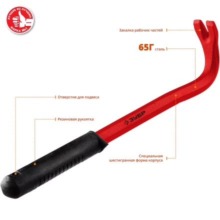 Гвоздодеры с ручкой серия МАСТЕР купить в Нягани