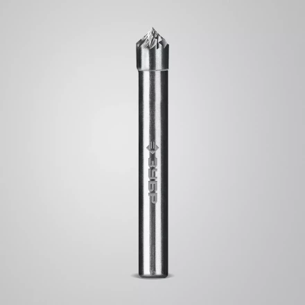 Зубр Твердосплавная борфреза K - зенкер с вершиной 90°, 6 х 3 мм (28809-6-3) купить в Нягани