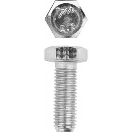 Болт ЗУБР &quot;МАСТЕР&quot; с шестигранной головкой, ГОСТ 7798-70, класс прочности 5.8, оцинкованный, M12x30мм, 5кг 303080-12-030 купить в Нягани