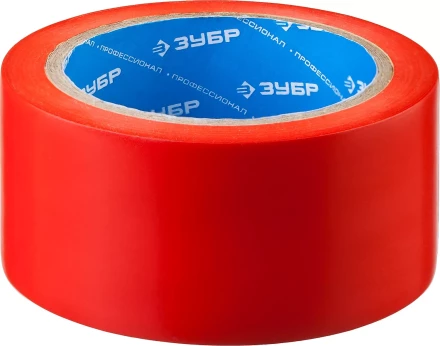 ЗУБР 50 мм, 25 м, красная, разметочная клейкая лента, Профессионал (12244-50-25) купить в Нягани
