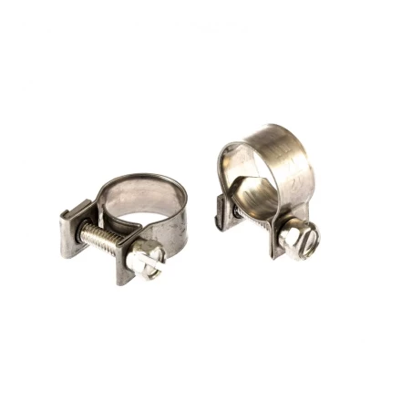 Хомуты металлические MINI 12-14 мм ширина 9 мм винтовой W4 2 шт Сибртех 475043 купить в Нягани