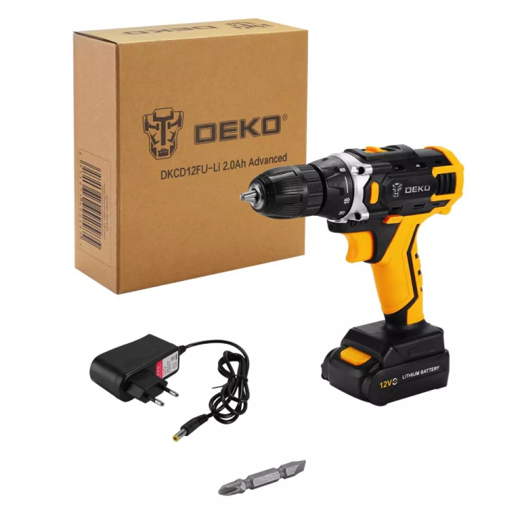 Дрель аккумуляторная DEKO DKCD12FU-U Advanced, 063-4131 купить в Нягани