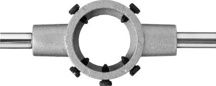 Плашкодержатель ЗУБР &quot;ЭКСПЕРТ&quot; с центривочными и прижимными винтами, 45х18мм для М16 -М18-М20-G1/2, L - 450мм 28143-45 купить в Нягани