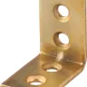 ЗУБР УМ-2.0, 25 x 25 x 17 x 2 мм, желтый цинк, узкий мебельный уголок (31031-25) купить в Нягани