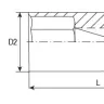 Головка торцевая 12-гранная глубокая 1/2"DR 16 мм S04HD4716 Jonnesway 49065 купить в Нягани
