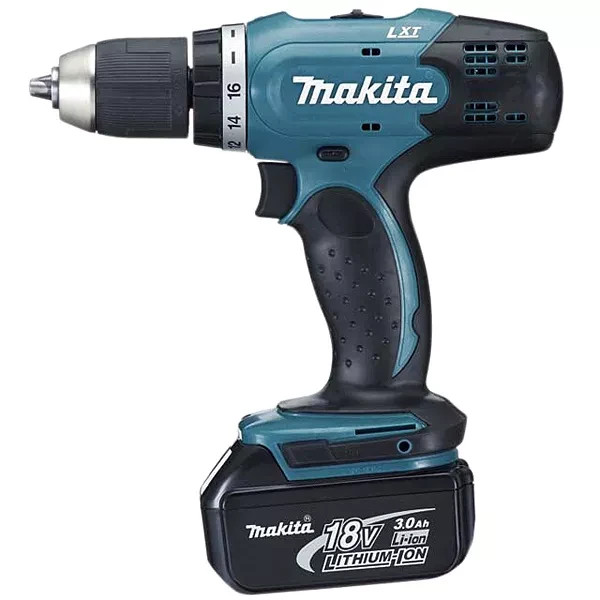 Дрель-шуруповерт аккумуляторная Makita DHP453RFE купить в Нягани