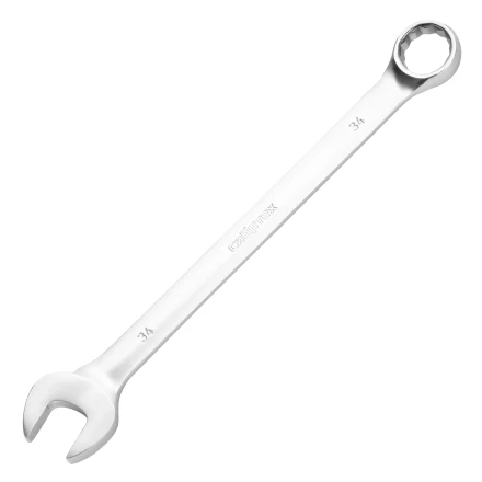 Ключ комбинированный 34мм, никелированный// Сибртех 14923 купить в Нягани