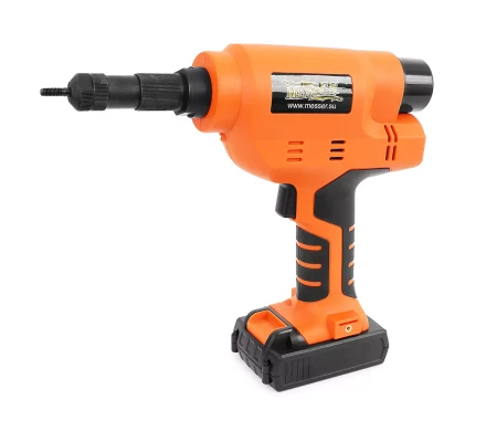 Аккумуляторный резьбовой заклепочник MESSER M2000 (М6) с двумя Li-Ion аккумуляторами купить в Нягани