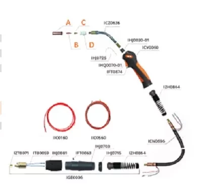 Горелка TECH MS 26 290А 4метр  ICT2899 Сварог купить в Нягани