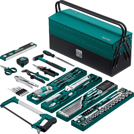 Универсальный набор инструмента в металлическом боксе, 152 предм. 27978-H152 купить в Нягани