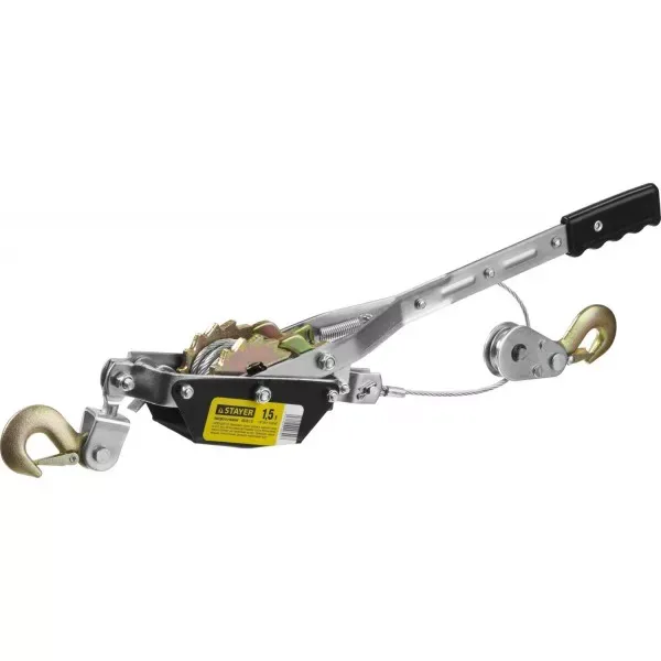 Лебедка STAYER "MAXPull" рычажная, тросовая, 1,5т/2,4м 880240 купить в Нягани