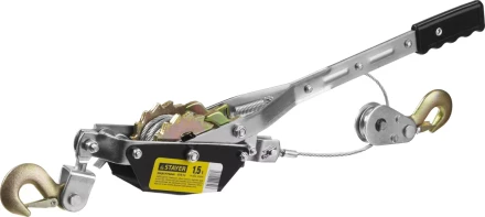 Лебедка STAYER &quot;MAXPull&quot; рычажная, тросовая, 1,5т/2,4м 880240 купить в Нягани