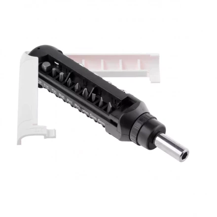 Отвертка реверсивная с набором бит и торцевых головок 15 шт CrV Matrix Pro 13343 купить в Нягани